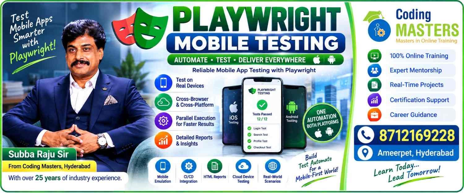 Playwright Mobile Testing