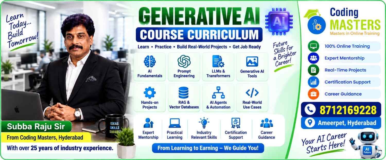 Generative AI Course Curriculum