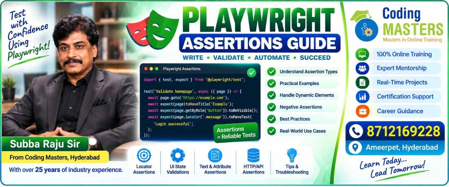 Playwright Assertions 