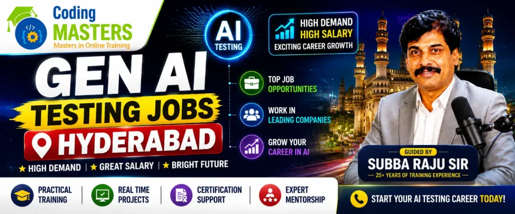 Gen AI Testing Jobs Hyderabad