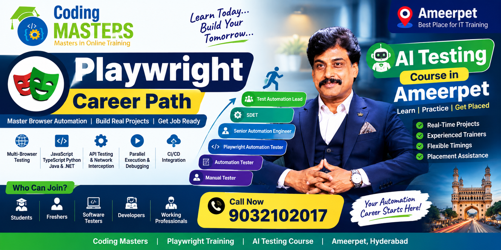 Playwright Career Path