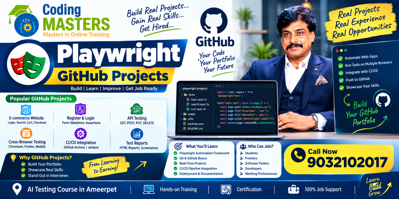 Playwright-GitHub-Projects