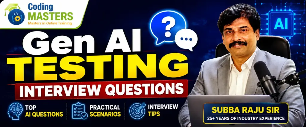 Gen AI Testing Interview Questions